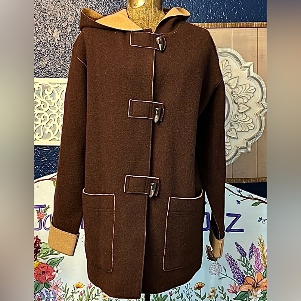 RALPH LAUREN - LAUREN R.L DRY GOODS DUFFLE COAT LARGE
